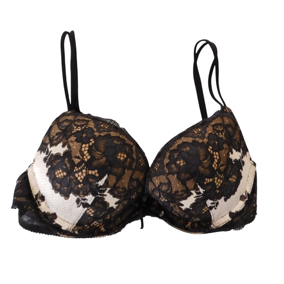 Victoria's Secret Other - Victoria's Secret Very Sexy Black Lace Push-Up Bra 32 C